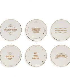 &klevering Western Slogan Fine China Plate