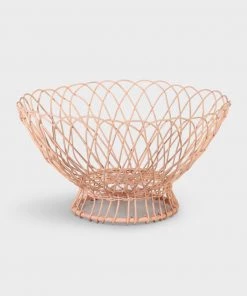 &klevering Pink Twist Wire Basket
