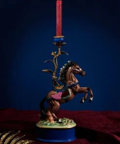 &klevering Horse Candle Holder