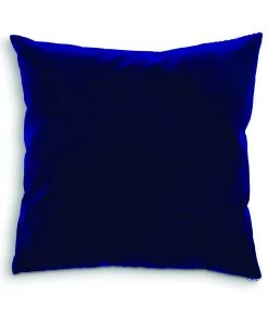 &klevering Square Herringbone Cushion - Blue
