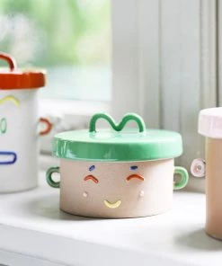 &klevering Moods Happy Ceramic Jar