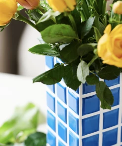 &klevering Blue Tile Vase