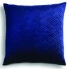&klevering Square Embroidery Cushion - Blue