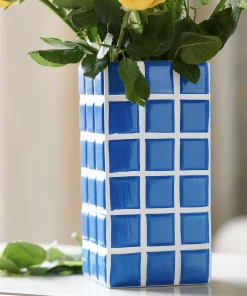 &klevering Blue Tile Vase