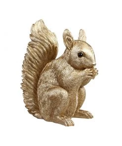 &klevering Gold Squirrel Piggy Bank