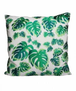 &klevering Cotton Monstera Cushion with Filling