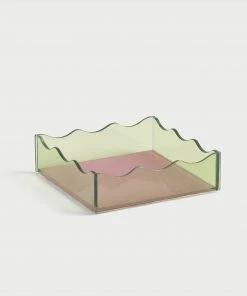 &klevering Wobble Wave Trinket Tray - Green