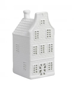 &klevering Tealight Holder Canal House Clock