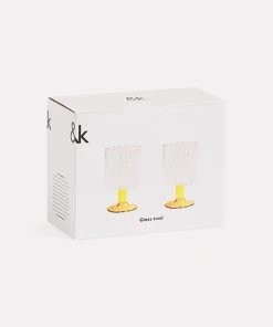 &klevering Twirl Low Wine Cup set of 2
