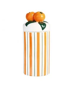 &klevering Large Orange Jar