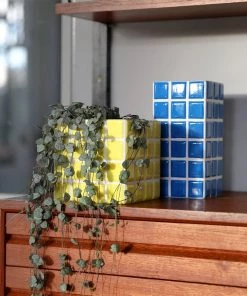 &klevering Blue Tile Planter
