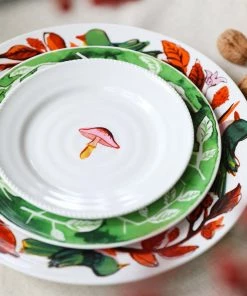 &klevering Set of 4 Small Autumn Plates