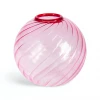&klevering Pink Spiral Vase