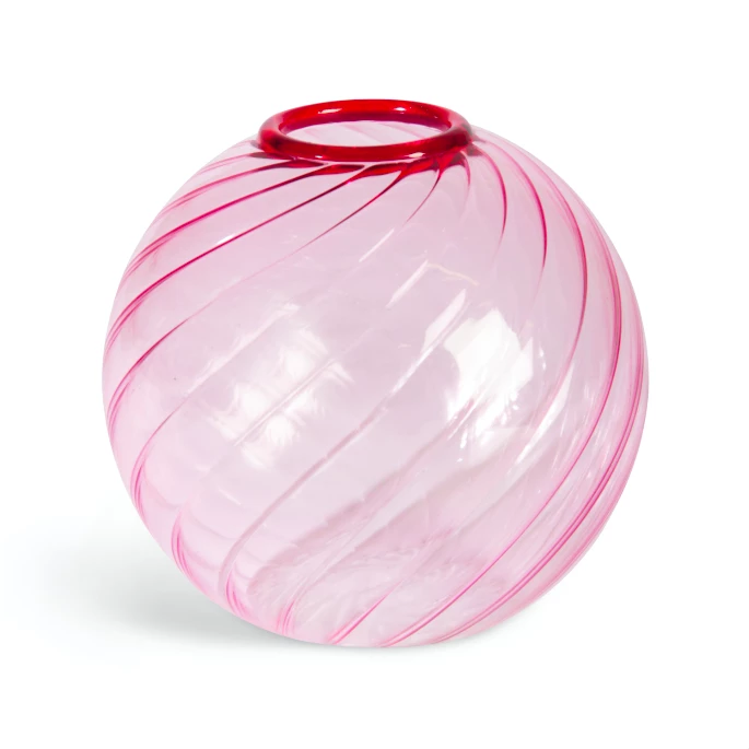 &klevering Pink Spiral Vase &klevering Pink Spiral Vase