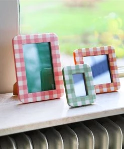 Best deal 😉 &klevering Mint Vichy Gingham Frame ❤️ 2 &klevering Mint Vichy Gingham Frame
