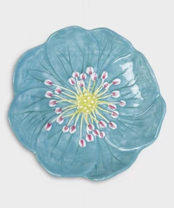&klevering Liverleaf Flower Shallow Bowl