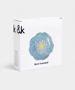 &klevering Liverleaf Flower Shallow Bowl