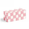 Coupon โญ &klevering Check Rectangle Candle in Pink ๐ 1 &klevering Check Rectangle Candle in Pink